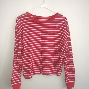 Striped crewneck